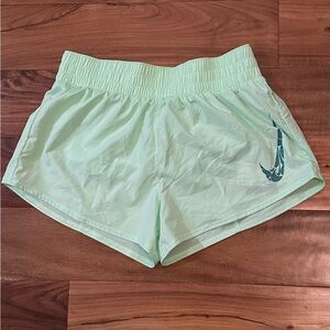 Nike Mint Green Women's Athletic Shorts
